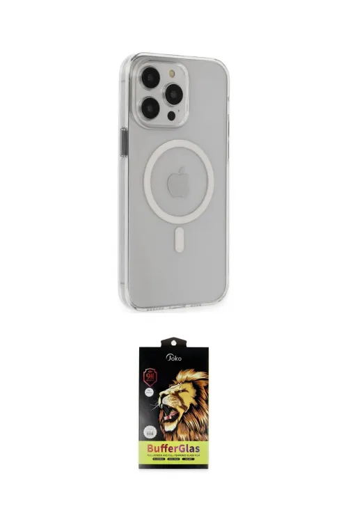 ieg™ iPhone 15 Pro Max Kılıf Kıvılcım Asil Özel Seri - Siyah Buffer Cam Ekran Koruyucu