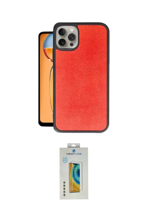 ieg™ iPhone 15 Pro Max Kılıf Kıvılcım Işık Serisi - Siyah Polymer Nano Ekran Koruyucu