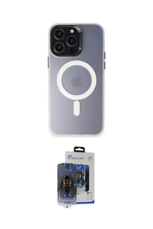ieg™ iPhone 15 Pro Max Kılıf Kozmos Çizgi Prime - Siyah Vanessa Magic Cam