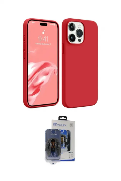 ieg™ iPhone 15 Pro Max Kılıf Kozmos Yansıma Özel Seri - Siyah Vanessa Magic Cam