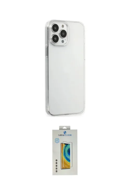 ieg™ iPhone 15 Pro Max Kılıf Kutup Doku Koleksiyonu - Siyah Polymer Nano Ekran Koruyucu