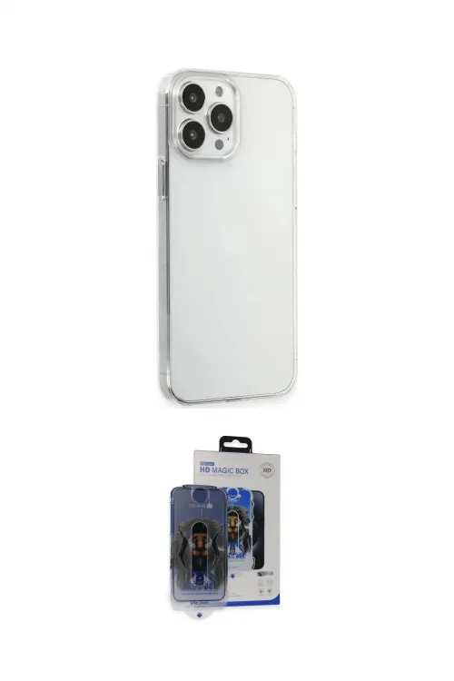 ieg™ iPhone 15 Pro Max Kılıf Kutup Doku Koleksiyonu - Siyah Vanessa Magic Cam