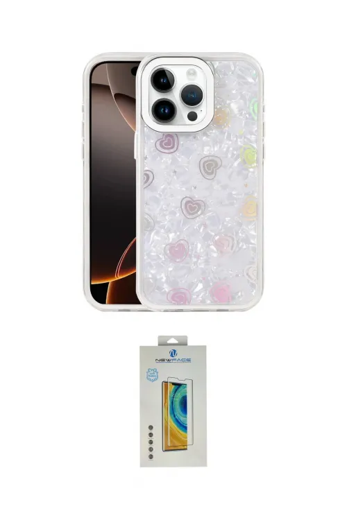 ieg™ iPhone 15 Pro Max Kılıf Odak Prime - Siyah Polymer Nano Ekran Koruyucu