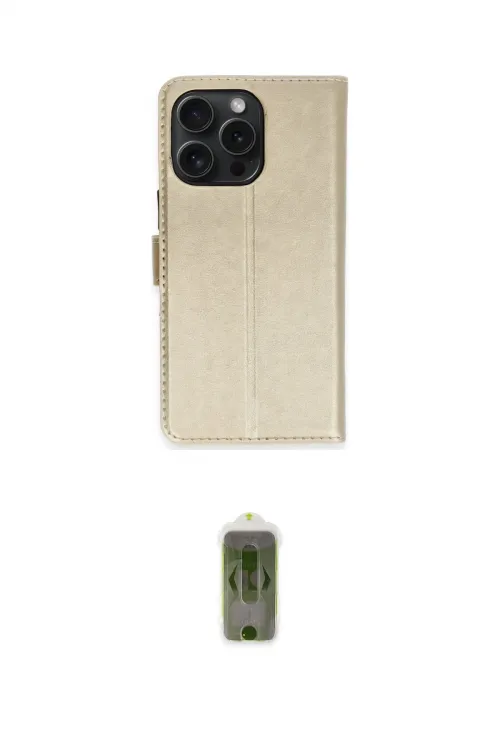 ieg™ iPhone 15 Pro Max Kılıf Siluet Işık Serisi - Siyah Joko Magic 5D Hayalet Cam