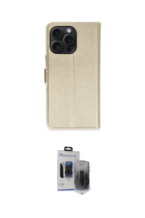 ieg™ iPhone 15 Pro Max Kılıf Siluet Işık Serisi - Siyah Vanessa Magic Hayalet Cam