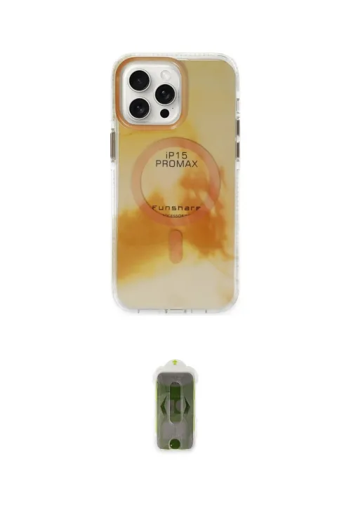 ieg™ iPhone 15 Pro Max Kılıf Ufuk Doku Prime - Siyah Joko Magic 5D Hayalet Cam