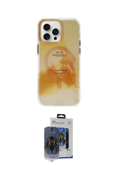 ieg™ iPhone 15 Pro Max Kılıf Ufuk Doku Prime - Siyah Vanessa Magic Cam