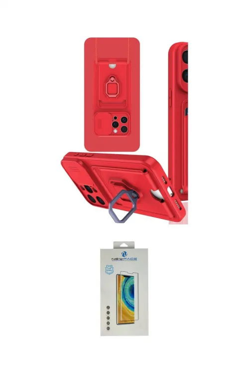 ieg™ iPhone 15 Pro Max Kılıf Vadi Form Prime - Siyah Polymer Nano Ekran Koruyucu