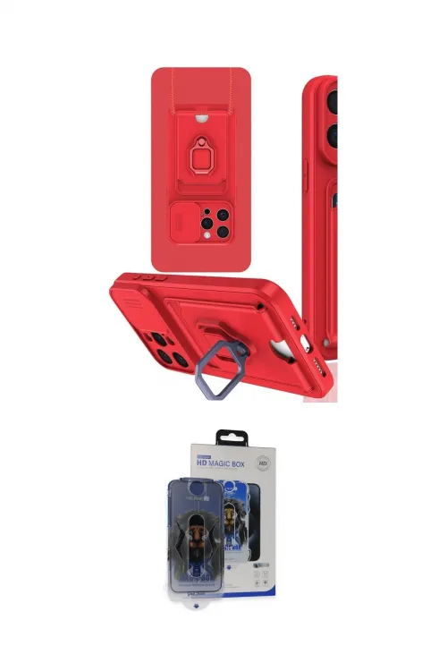 ieg™ iPhone 15 Pro Max Kılıf Vadi Form Prime - Siyah Vanessa Magic Cam