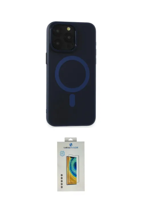ieg™ iPhone 15 Pro Max Kılıf Yadigar Işık - Siyah Polymer Nano Ekran Koruyucu