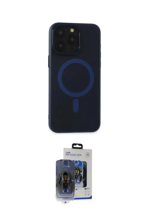 ieg™ iPhone 15 Pro Max Kılıf Yadigar Işık - Siyah Vanessa Magic Cam