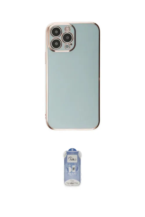 ieg™ iPhone 15 Pro Max Kılıf Yankı Serisi - Siyah Joko Magic 5D Cam