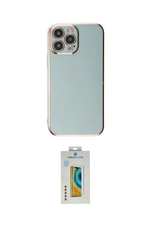 ieg™ iPhone 15 Pro Max Kılıf Yankı Serisi - Siyah Polymer Nano Ekran Koruyucu