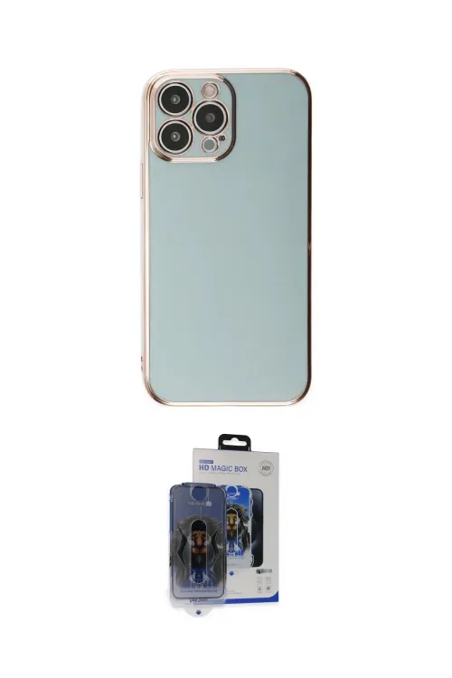 ieg™ iPhone 15 Pro Max Kılıf Yankı Serisi - Siyah Vanessa Magic Cam