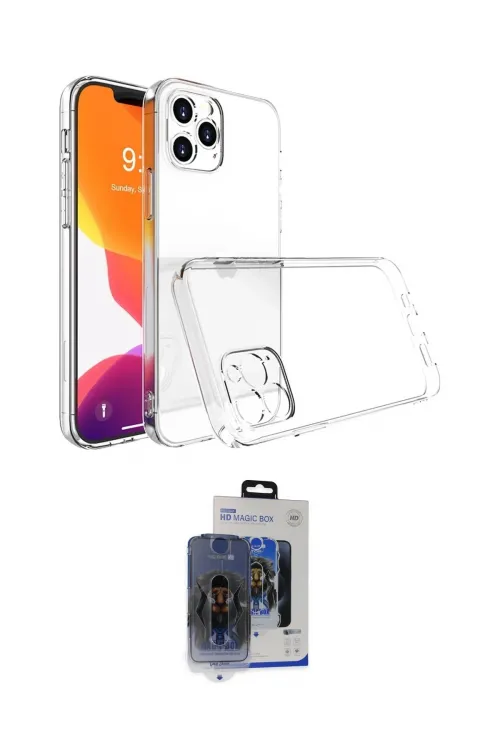 ieg™ iPhone 15 Pro Max Kılıf Zirve Doku - Siyah Vanessa Magic Cam