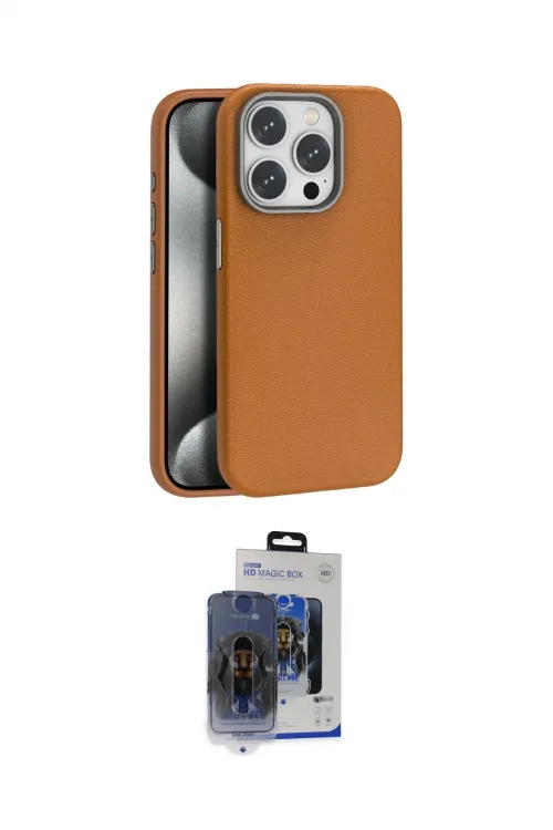 ieg™ iPhone 15 Pro Max Kılıf Zirve Modern Prime - Siyah Vanessa Magic Cam