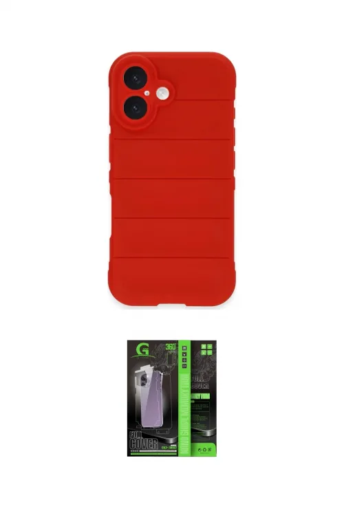 ieg™ iPhone 16 Kılıf Atlas Koleksiyonu - Şeffaf 360 Full Body Arka Koruyucu