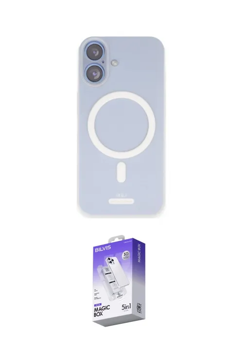 ieg™ iPhone 16 Kılıf Çekirdek Klasik - Siyah Bilvis 5in1 3D Magic Cam Ekran Koruyucu