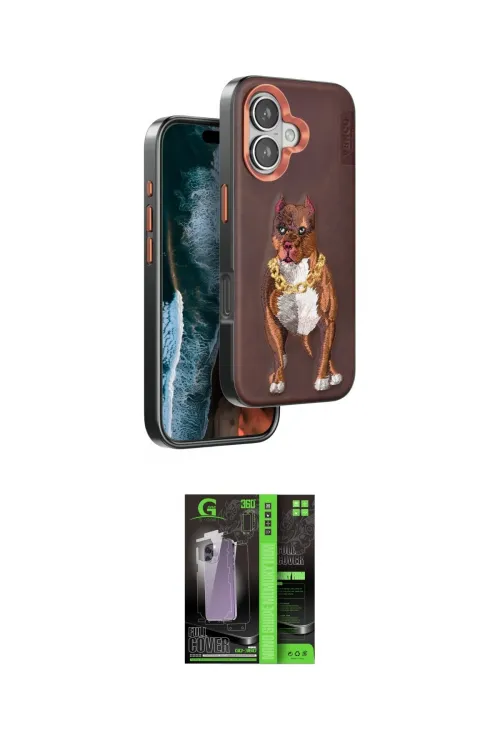 ieg™ iPhone 16 Kılıf Nova Form Koleksiyonu - Şeffaf 360 Full Body Arka Koruyucu