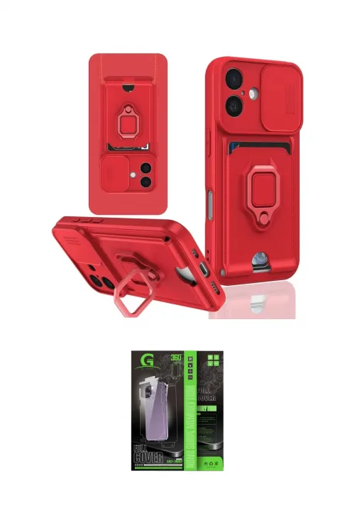 ieg™ iPhone 16 Kılıf Vadi Form Prime - Şeffaf 360 Full Body Arka Koruyucu