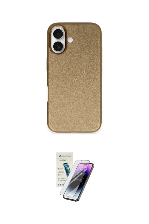 ieg™ iPhone 16 Kılıf Zirve Modern Prime - Şeffaf Pasifik Cam Ekran Koruyucu