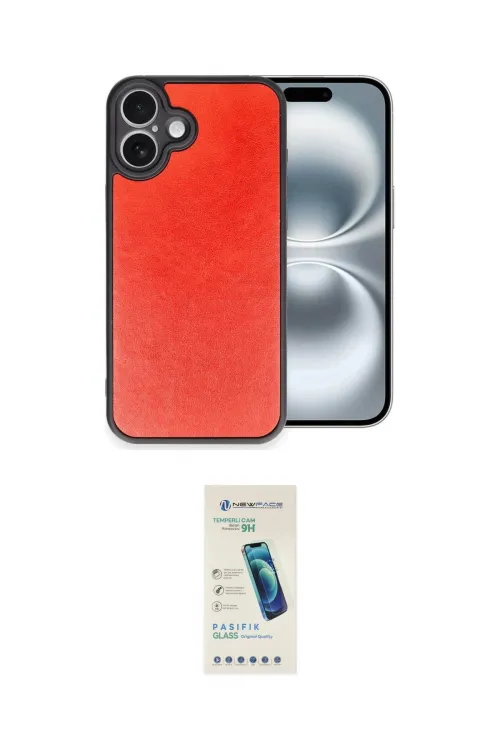 ieg™ iPhone 16 Plus Kılıf Kıvılcım Işık Serisi - Şeffaf Pasifik Cam Ekran Koruyucu
