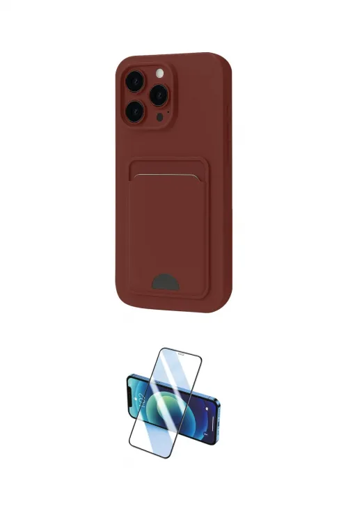 ieg™ iPhone 16 Plus Kılıf Vadi Çizgi Prime - Siyah 3D Antistatik Seramik Nano Ekran Koruyucu