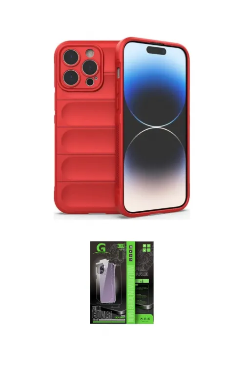 ieg™ iPhone 16 Pro Kılıf Atlas Koleksiyonu - Şeffaf 360 Full Body Arka Koruyucu