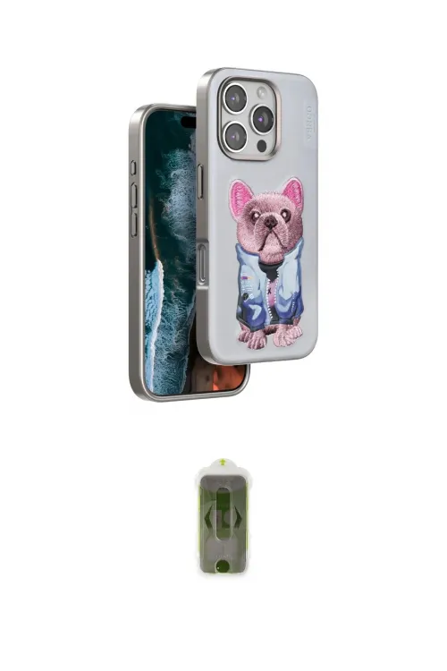 ieg™ iPhone 16 Pro Kılıf İz Minimal Koleksiyonu - Siyah Joko Magic 5D Hayalet Cam