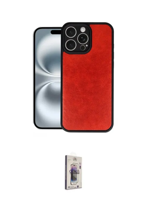 ieg™ iPhone 16 Pro Kılıf Kıvılcım Işık Serisi - Siyah Bilvis 3D Cam Ekran Koruyucu