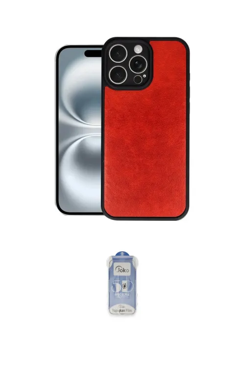 ieg™ iPhone 16 Pro Kılıf Kıvılcım Işık Serisi - Siyah Joko Magic 5D Cam