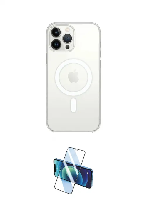 ieg™ iPhone 16 Pro Kılıf Kutup Klasik Serisi - Siyah 3D Antistatik Cam Ekran Koruyucu
