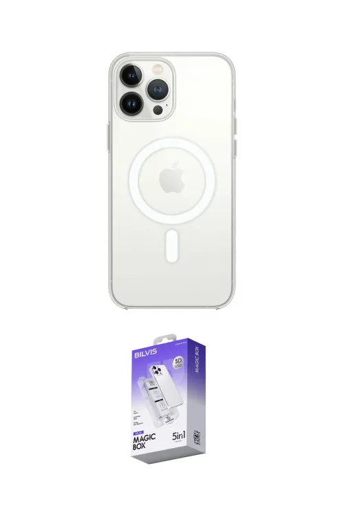 ieg™ iPhone 16 Pro Kılıf Kutup Klasik Serisi - Siyah Bilvis 5in1 3D Magic Cam Ekran Koruyucu