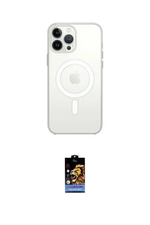 ieg™ iPhone 16 Pro Kılıf Kutup Klasik Serisi - Siyah Buffer Hayalet Cam Ekran Koruyucu