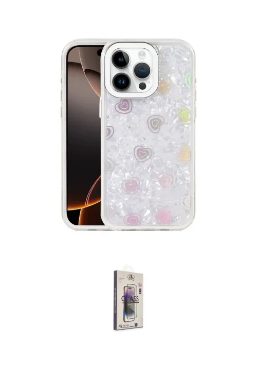 ieg™ iPhone 16 Pro Kılıf Odak Prime - Siyah Bilvis 3D Cam Ekran Koruyucu
