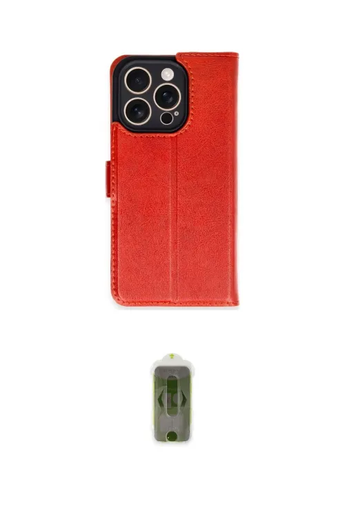 ieg™ iPhone 16 Pro Kılıf Siluet Işık Serisi - Siyah Joko Magic 5D Hayalet Cam