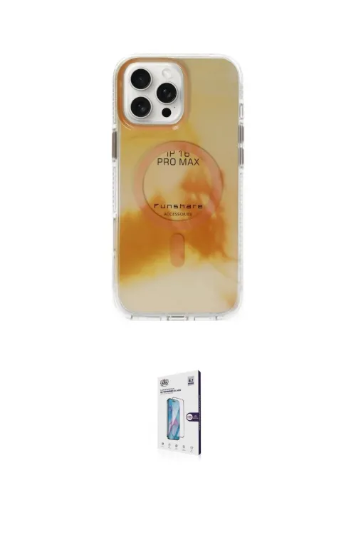 ieg™ iPhone 16 Pro Kılıf Ufuk Doku Prime - Siyah Bilvis 0.18mm Plus Cam Ekran Koruyucu