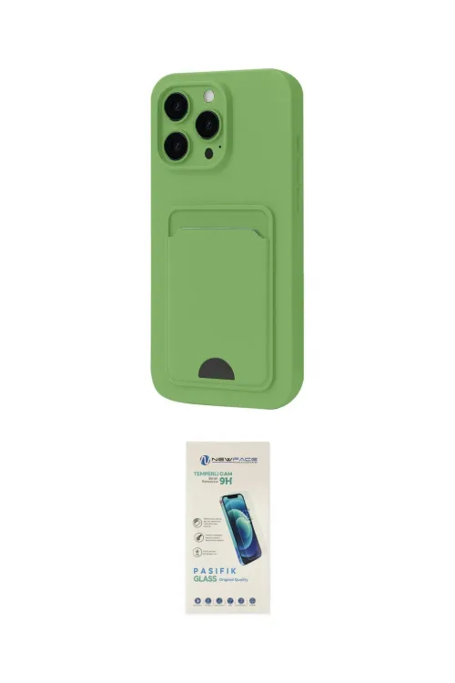 ieg™ iPhone 16 Pro Kılıf Vadi Çizgi Prime - Şeffaf Pasifik Cam Ekran Koruyucu