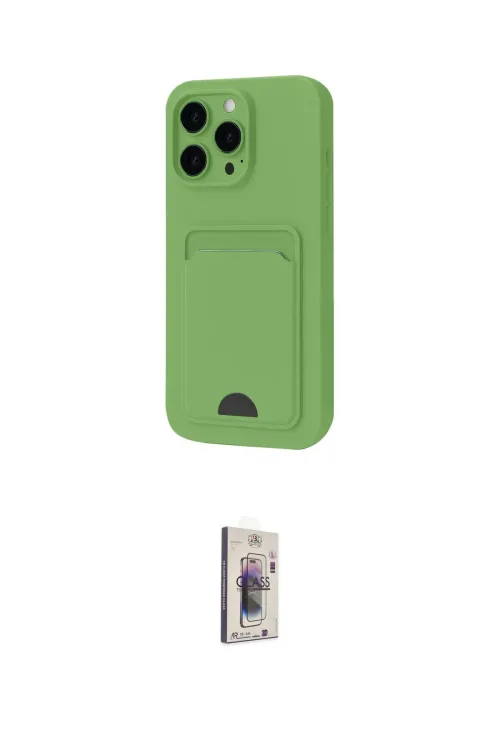 ieg™ iPhone 16 Pro Kılıf Vadi Çizgi Prime - Siyah Bilvis 3D Cam Ekran Koruyucu