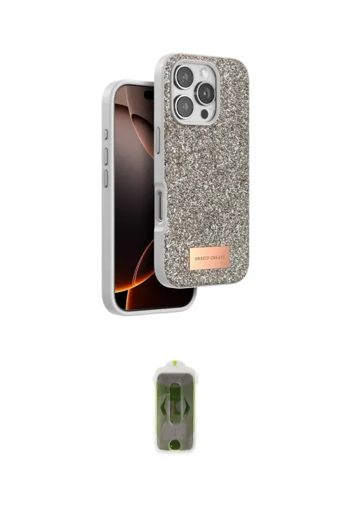 ieg™ iPhone 16 Pro Kılıf Vadi Klasik Serisi - Siyah Joko Magic 5D Hayalet Cam