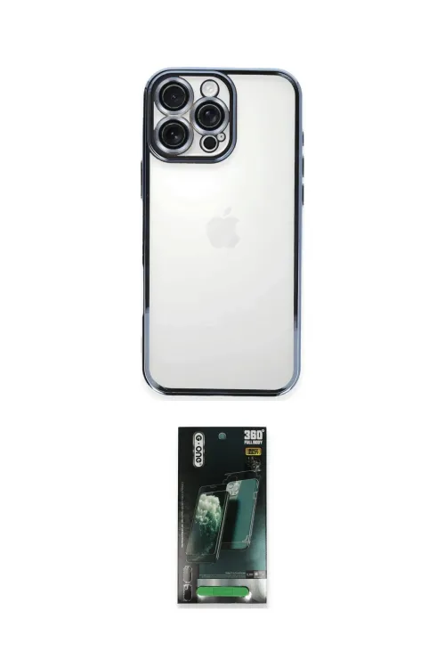 ieg™ iPhone 16 Pro Kılıf Vadi Minimal - Siyah 360 Mat Full Body Arka Koruyucu