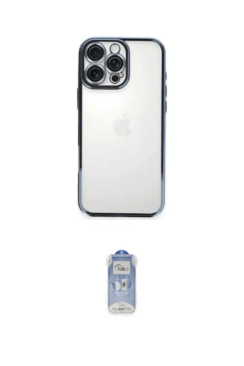 ieg™ iPhone 16 Pro Kılıf Vadi Minimal - Siyah Joko Magic 5D Cam