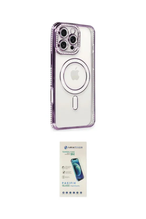 ieg™ iPhone 16 Pro Kılıf Zirve Doku Prime - Şeffaf Pasifik Cam Ekran Koruyucu