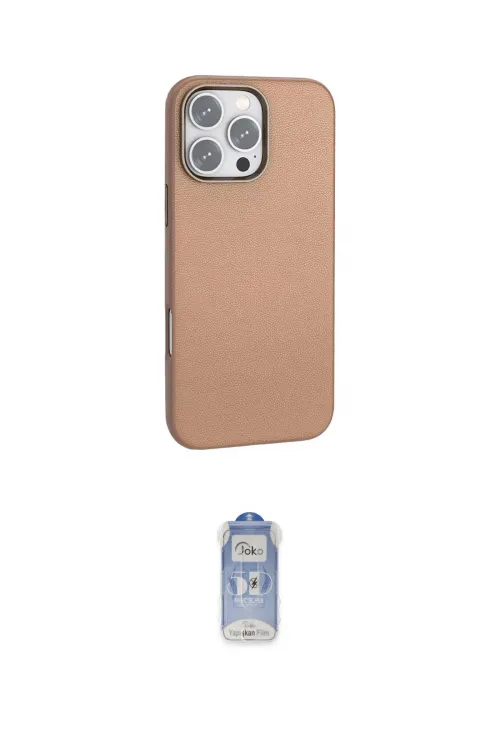 ieg™ iPhone 16 Pro Kılıf Zirve Modern Prime - Siyah Joko Magic 5D Cam