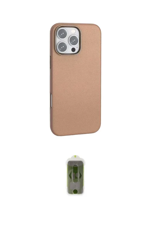 ieg™ iPhone 16 Pro Kılıf Zirve Modern Prime - Siyah Joko Magic 5D Hayalet Cam