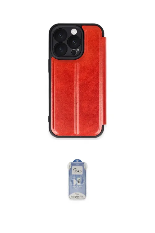 ieg™ iPhone 16 Pro Kılıf Zirve Yansıma Serisi - Siyah Joko Magic 5D Cam