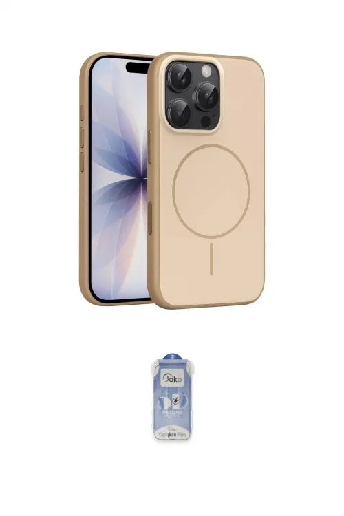 ieg™ iPhone 16 Pro Max Kılıf Atlas Asil Prime - Siyah Joko Magic 5D Cam