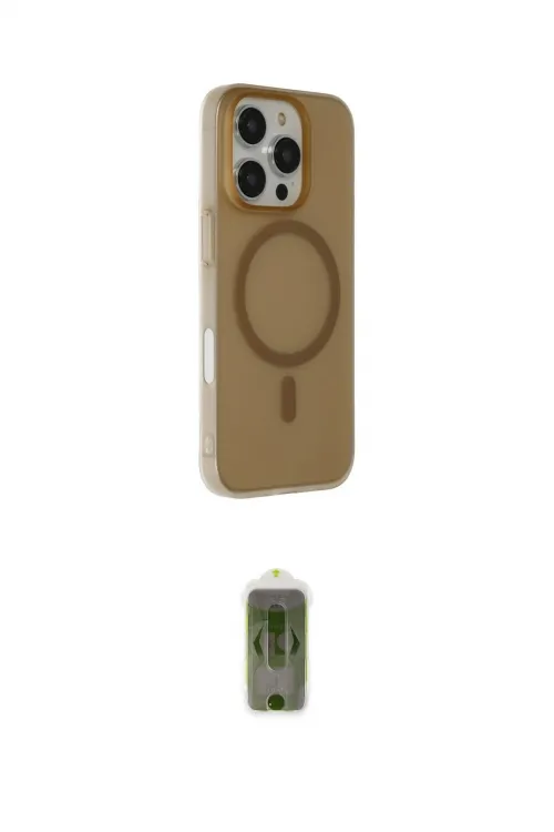 ieg™ iPhone 16 Pro Max Kılıf Çekirdek Modern Prime - Siyah Joko Magic 5D Hayalet Cam