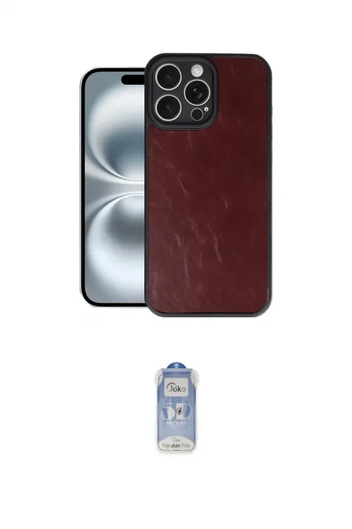 ieg™ iPhone 16 Pro Max Kılıf Kıvılcım Işık Serisi - Siyah Joko Magic 5D Cam