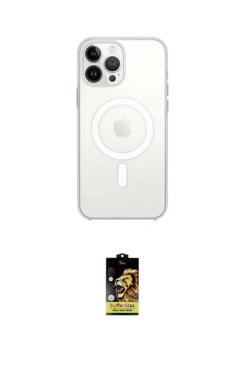 ieg™ iPhone 16 Pro Max Kılıf Kutup Klasik Serisi - Siyah Buffer Cam Ekran Koruyucu